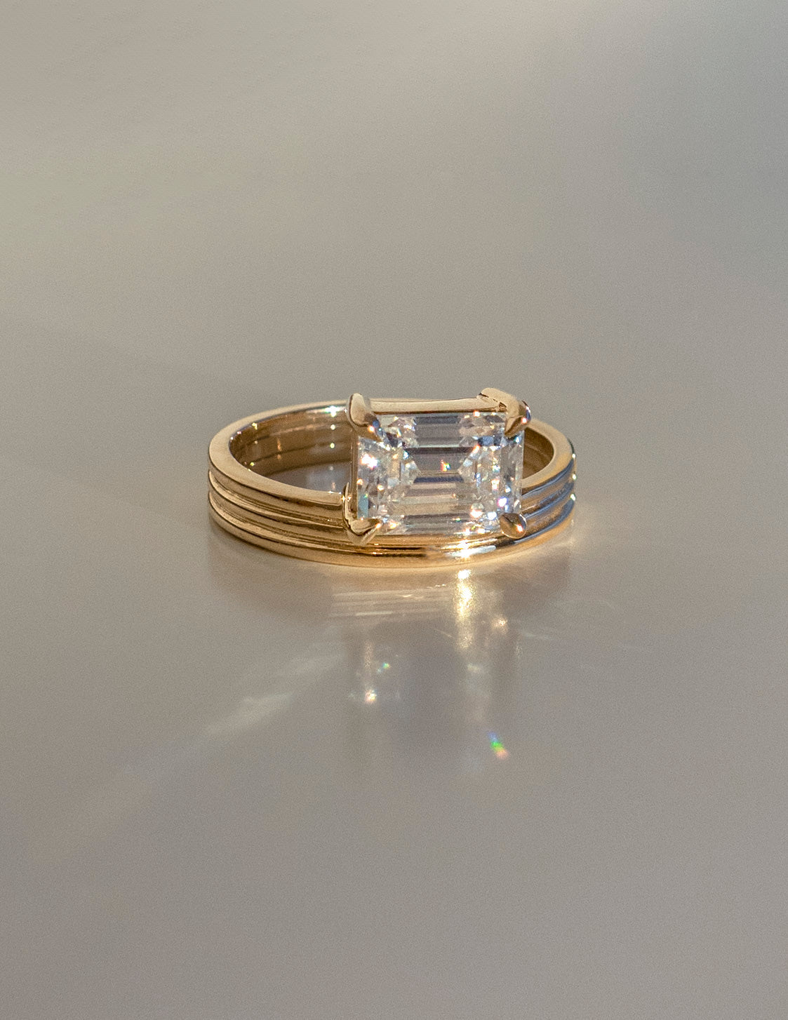 Oval Solitaire Lab Grown Diamond Engagement Ring