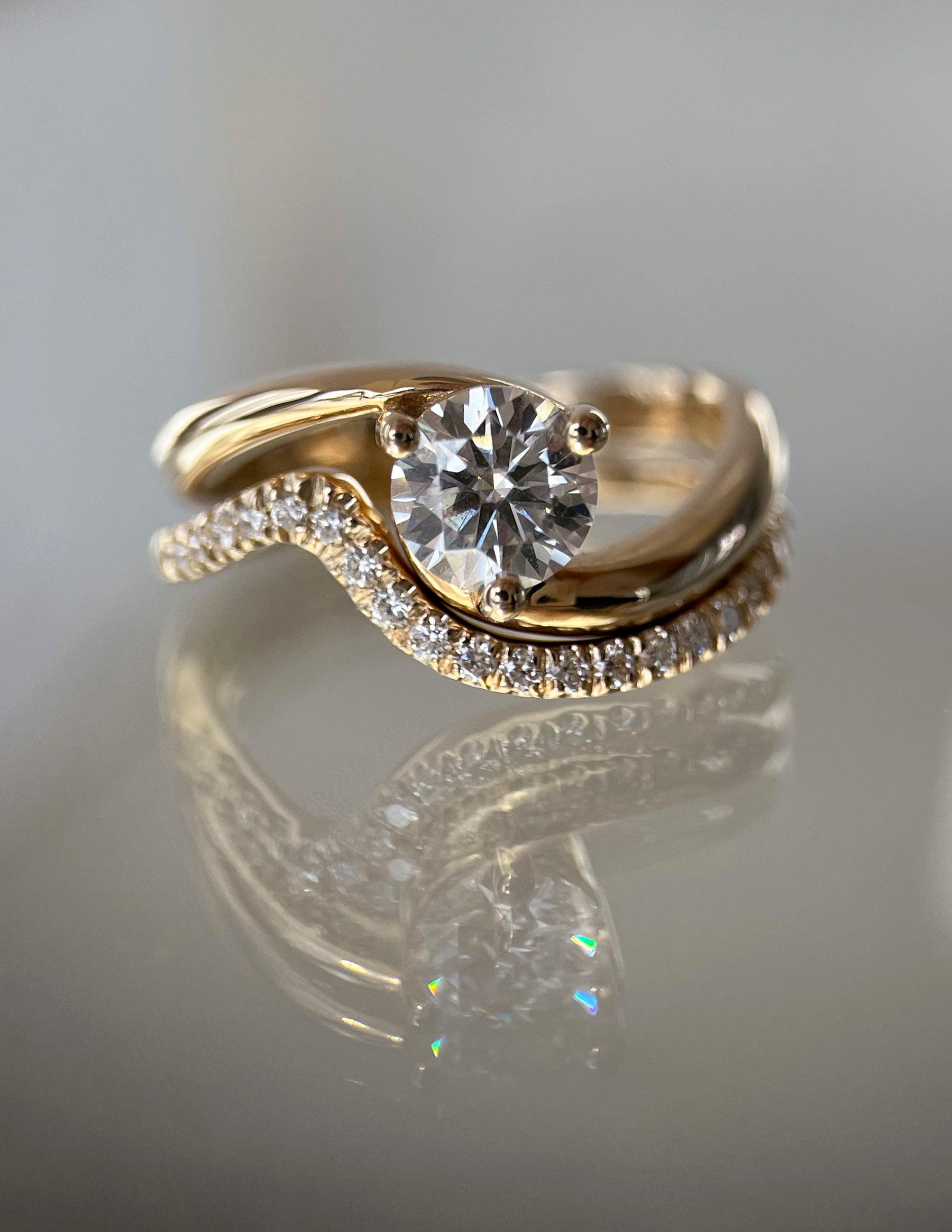 Oval Solitaire Lab Grown Diamond Engagement Ring