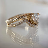 Oval Solitaire Lab Grown Diamond Engagement Ring
