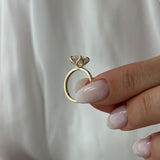 2 CT Round Halo & Pave Lab Grown Diamond Engagement Ring