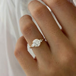 2 CT Round Halo & Pave Lab Grown Diamond Engagement Ring