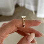 2 CT Round Halo & Pave Lab Grown Diamond Engagement Ring
