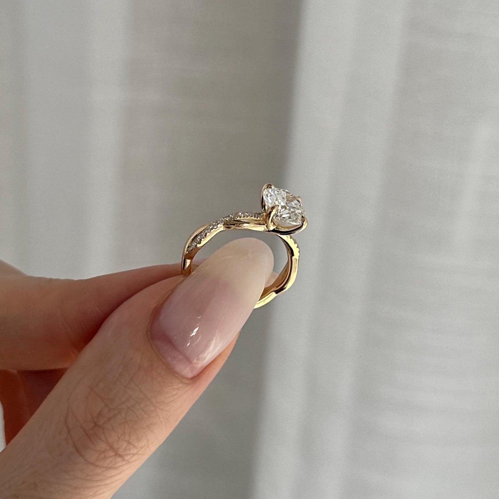 2 CT Round Halo & Pave Lab Grown Diamond Engagement Ring