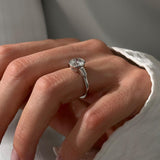 2 CT Round Halo & Pave Lab Grown Diamond Engagement Ring