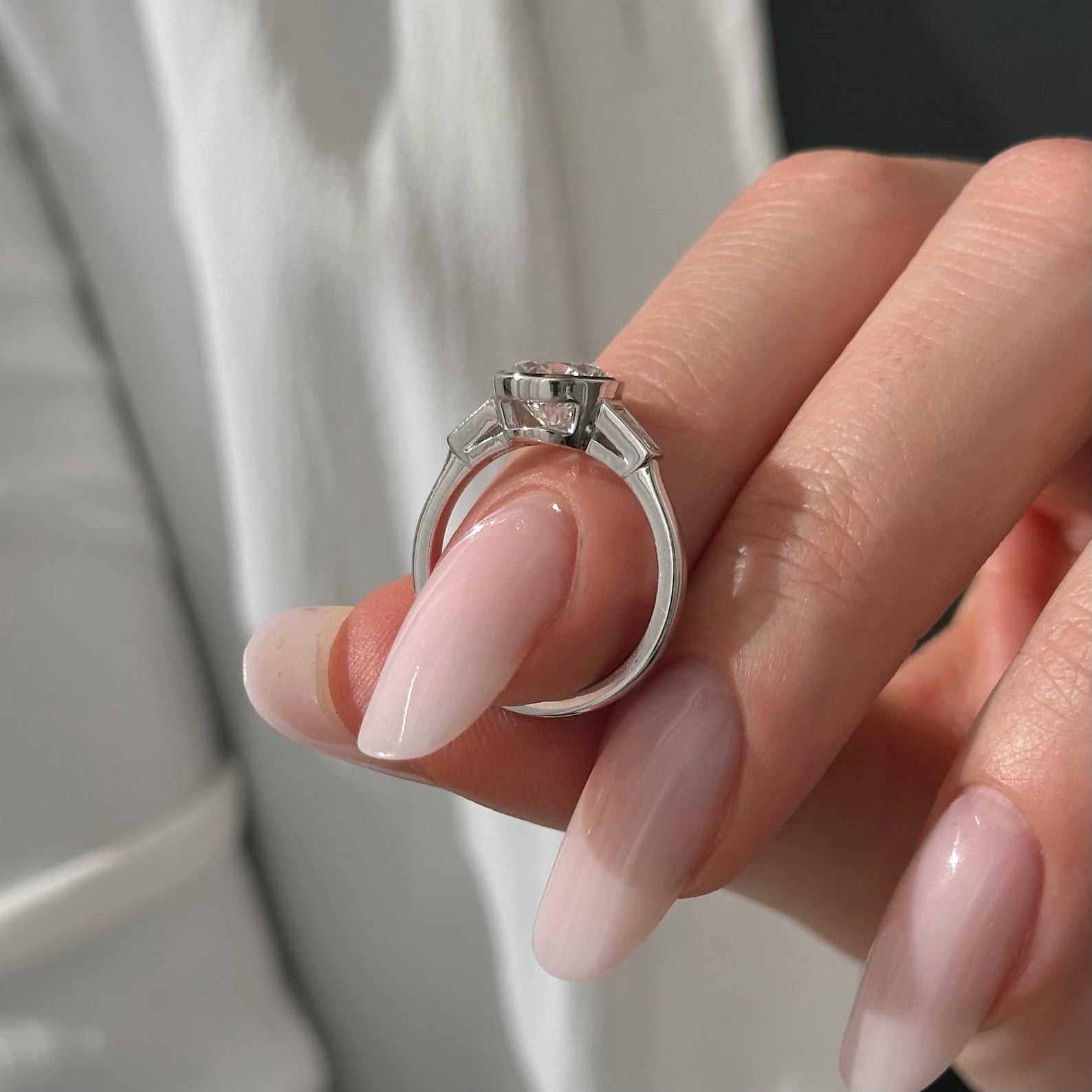 2 CT Round Halo & Pave Lab Grown Diamond Engagement Ring