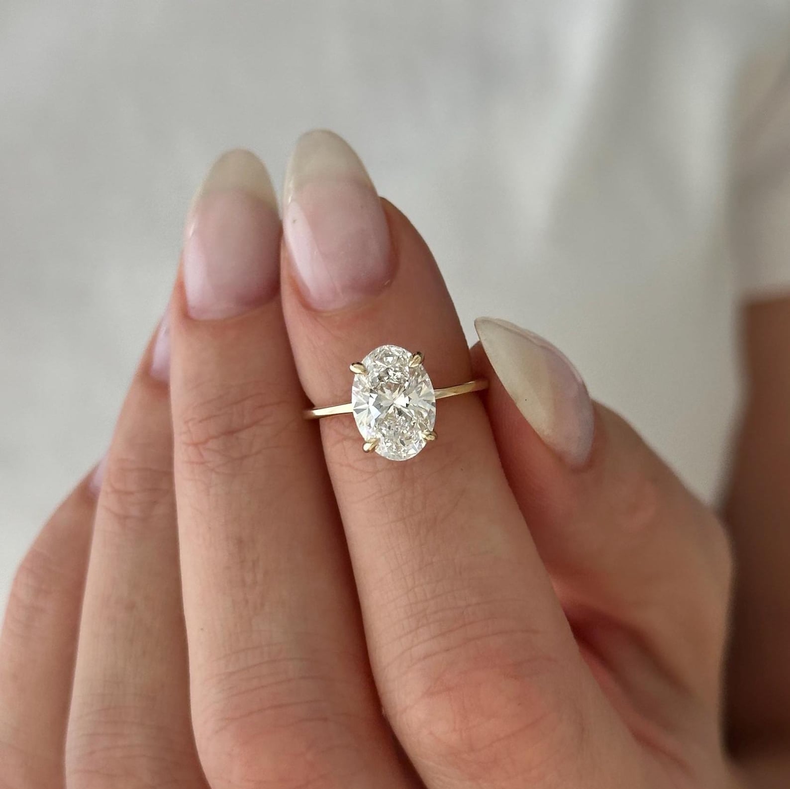 2 CT Round Halo & Pave Lab Grown Diamond Engagement Ring