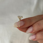 2 CT Round Halo & Pave Lab Grown Diamond Engagement Ring