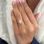 2 CT Round Halo & Pave Lab Grown Diamond Engagement Ring