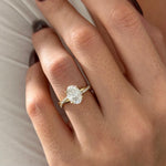 2 CT Round Halo & Pave Lab Grown Diamond Engagement Ring