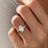 2 CT Round Halo & Pave Lab Grown Diamond Engagement Ring