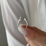 2 CT Round Halo & Pave Lab Grown Diamond Engagement Ring