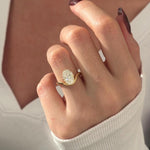 2 CT Round Halo & Pave Lab Grown Diamond Engagement Ring