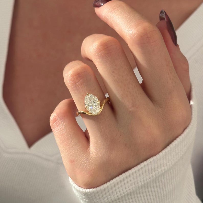 2 CT Round Halo & Pave Lab Grown Diamond Engagement Ring