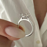 2 CT Round Halo & Pave Lab Grown Diamond Engagement Ring