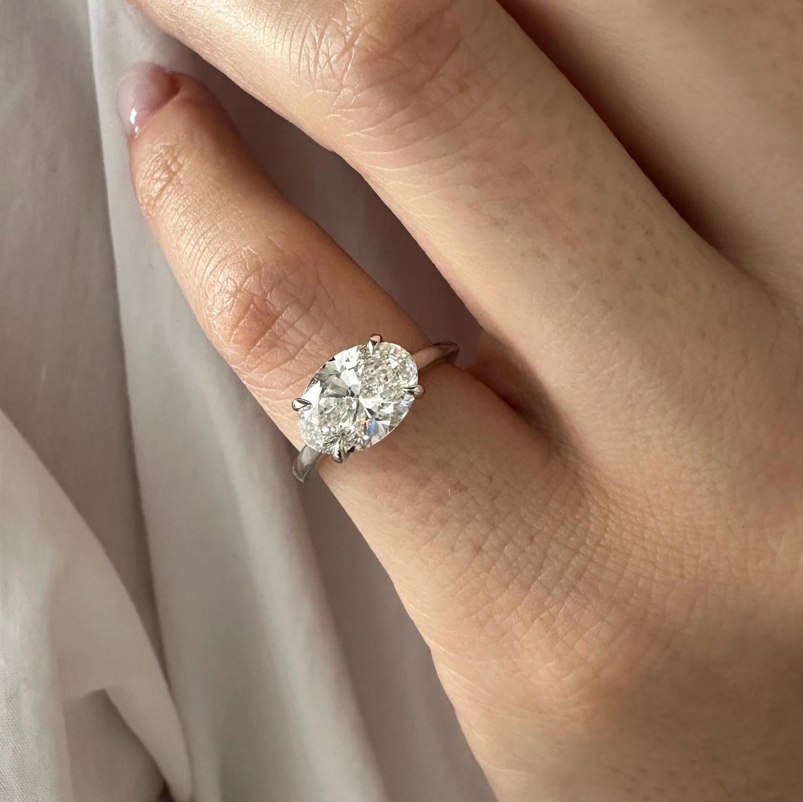 2 CT Round Halo & Pave Lab Grown Diamond Engagement Ring