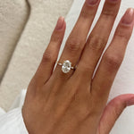 2 CT Round Halo & Pave Lab Grown Diamond Engagement Ring