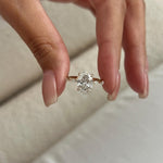 2 CT Round Halo & Pave Lab Grown Diamond Engagement Ring