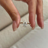 2 CT Round Halo & Pave Lab Grown Diamond Engagement Ring