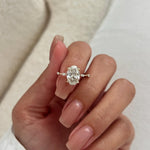 2 CT Round Halo & Pave Lab Grown Diamond Engagement Ring