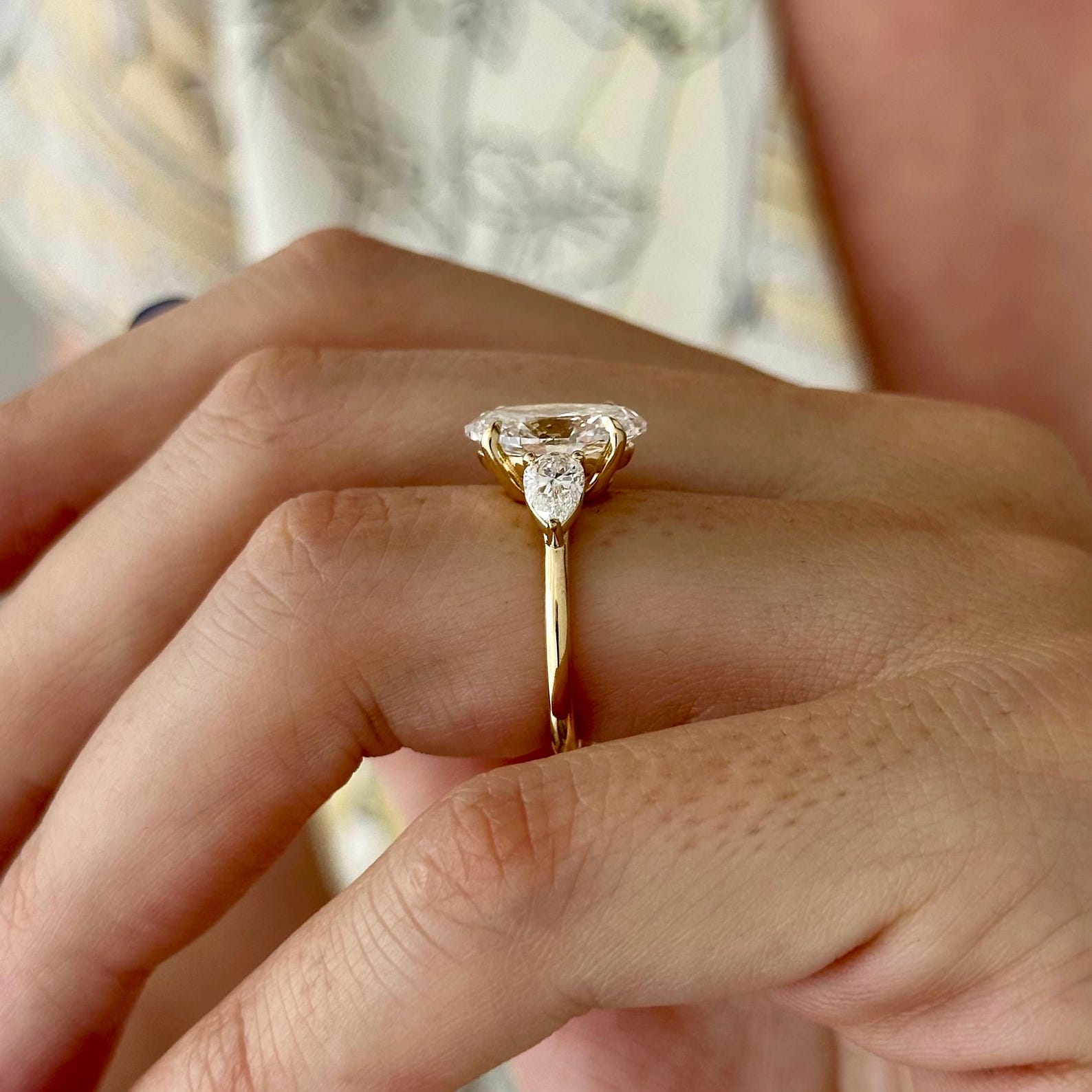2 CT Round Halo & Pave Lab Grown Diamond Engagement Ring