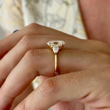 2 CT Round Halo & Pave Lab Grown Diamond Engagement Ring