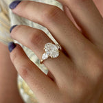 2 CT Round Halo & Pave Lab Grown Diamond Engagement Ring
