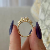 2 CT Round Halo & Pave Lab Grown Diamond Engagement Ring