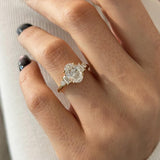 2 CT Round Halo & Pave Lab Grown Diamond Engagement Ring
