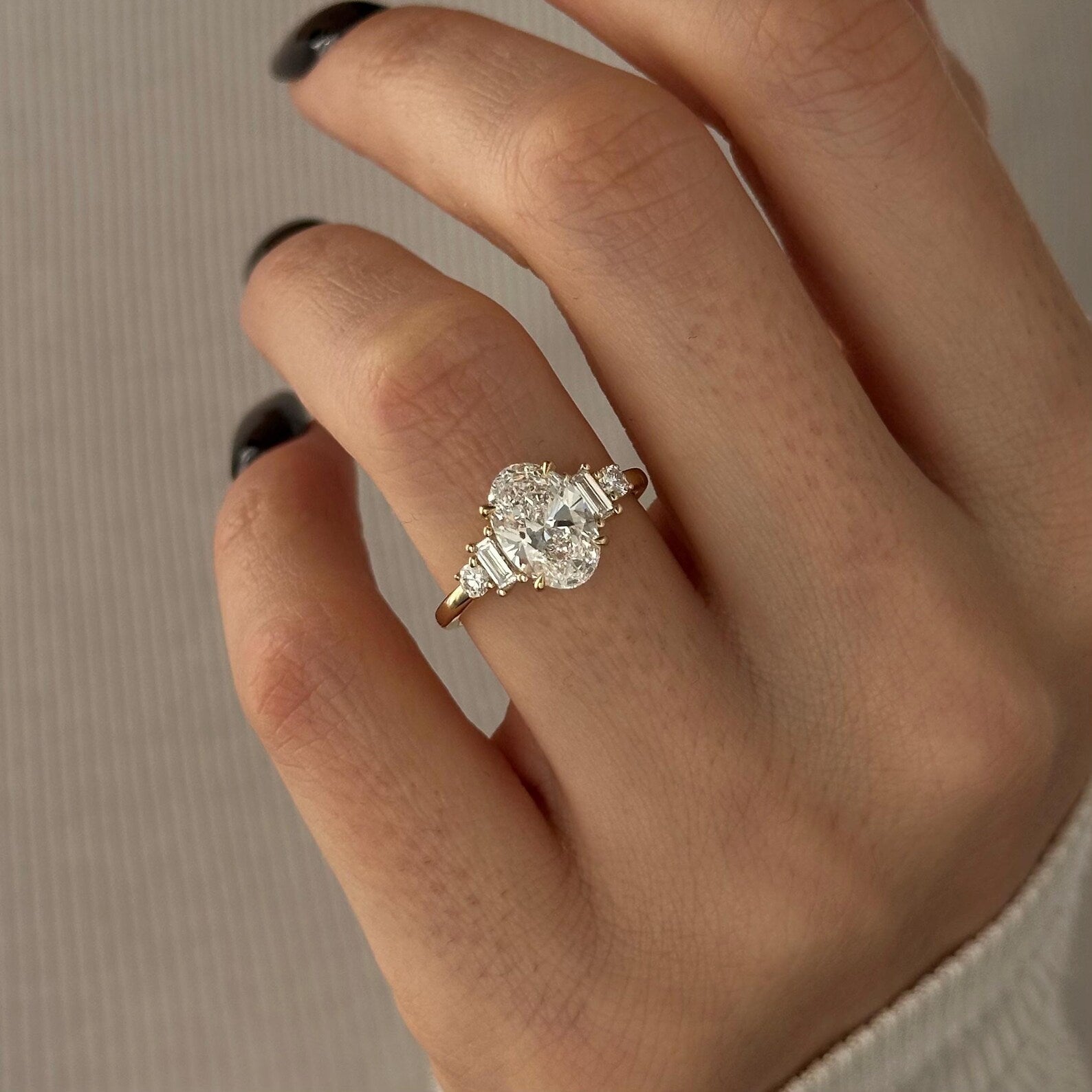 2 CT Round Halo & Pave Lab Grown Diamond Engagement Ring