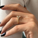 2 CT Round Halo & Pave Lab Grown Diamond Engagement Ring