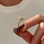 2 CT Round Halo & Pave Lab Grown Diamond Engagement Ring