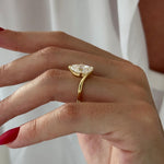 2 CT Round Halo & Pave Lab Grown Diamond Engagement Ring