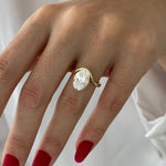 2 CT Round Halo & Pave Lab Grown Diamond Engagement Ring
