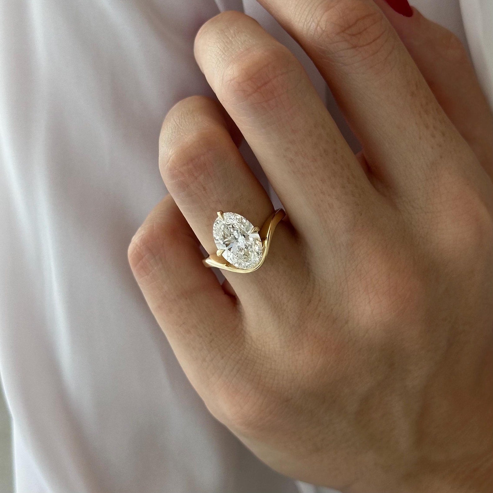 2 CT Round Halo & Pave Lab Grown Diamond Engagement Ring