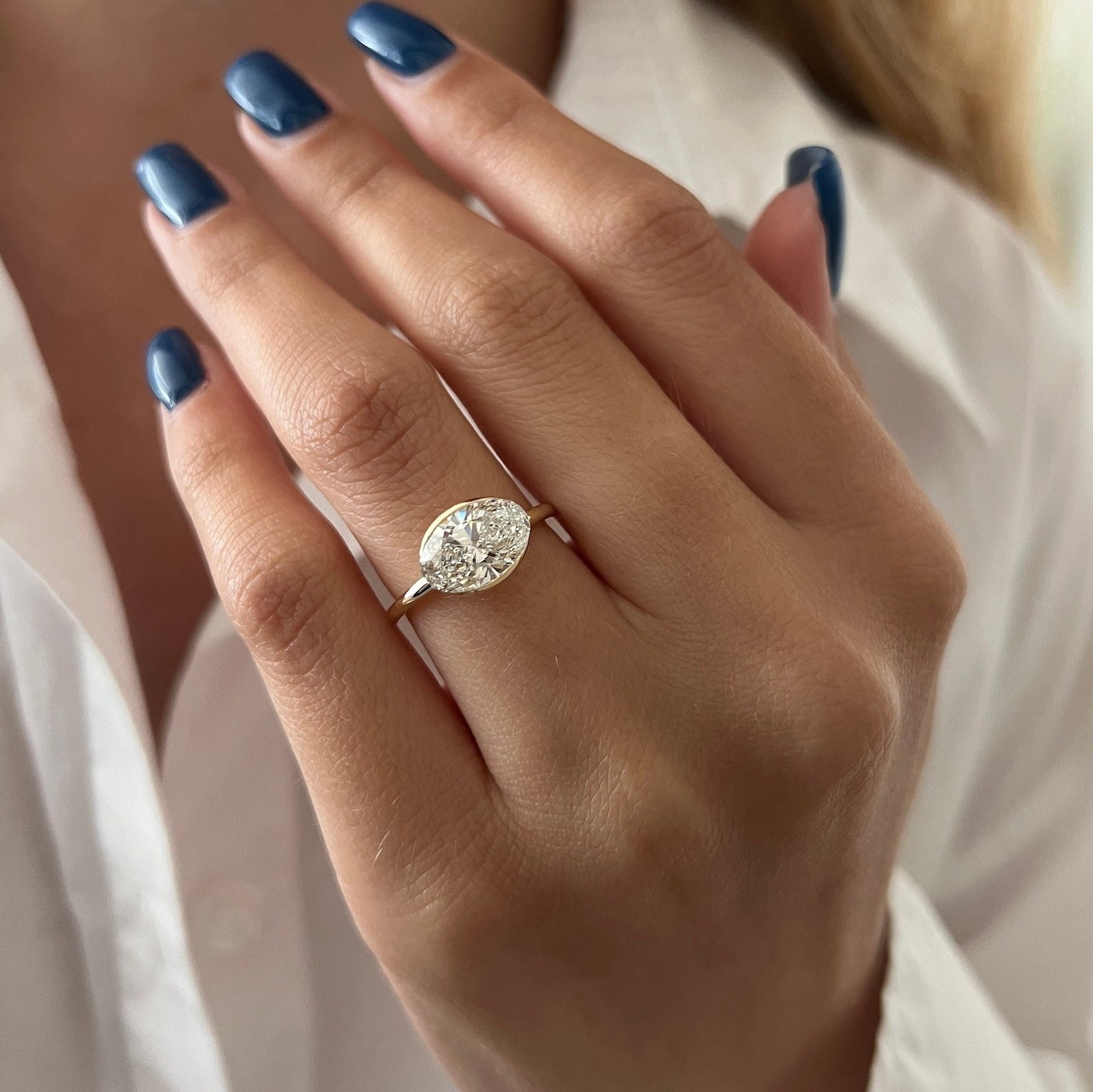 2 CT Round Halo & Pave Lab Grown Diamond Engagement Ring