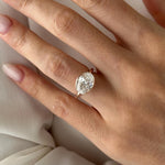 2 CT Round Halo & Pave Lab Grown Diamond Engagement Ring