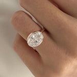 2 CT Round Halo & Pave Lab Grown Diamond Engagement Ring