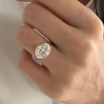 2 CT Round Halo & Pave Lab Grown Diamond Engagement Ring