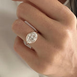 2 CT Round Halo & Pave Lab Grown Diamond Engagement Ring