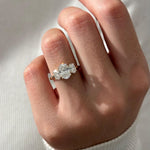 2 CT Round Halo & Pave Lab Grown Diamond Engagement Ring