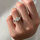 2 CT Round Halo & Pave Lab Grown Diamond Engagement Ring