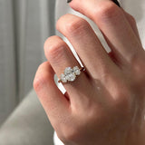 2 CT Round Halo & Pave Lab Grown Diamond Engagement Ring