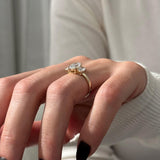 2 CT Round Halo & Pave Lab Grown Diamond Engagement Ring