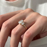 2 CT Round Halo & Pave Lab Grown Diamond Engagement Ring