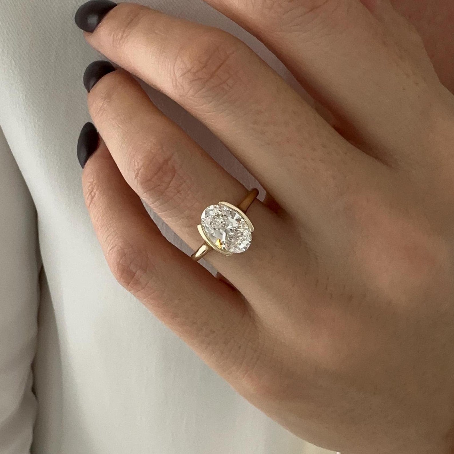 2 CT Round Halo & Pave Lab Grown Diamond Engagement Ring