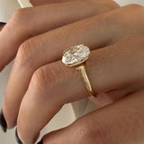 2 CT Round Halo & Pave Lab Grown Diamond Engagement Ring