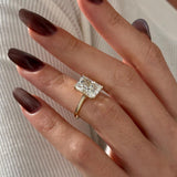 2 CT Round Halo & Pave Lab Grown Diamond Engagement Ring