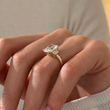 2 CT Round Halo & Pave Lab Grown Diamond Engagement Ring