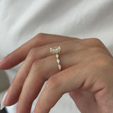 2 CT Round Halo & Pave Lab Grown Diamond Engagement Ring