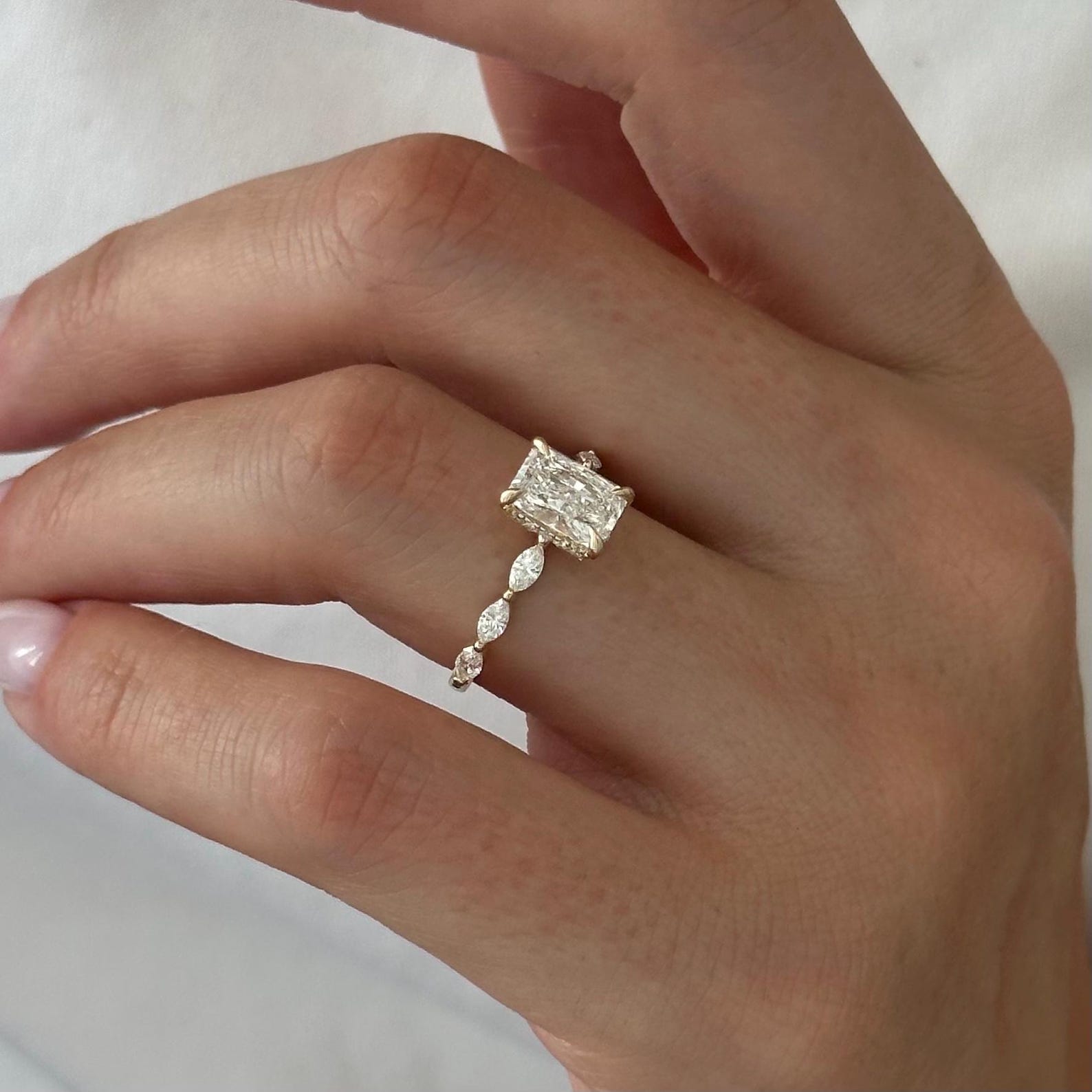 2 CT Round Halo & Pave Lab Grown Diamond Engagement Ring